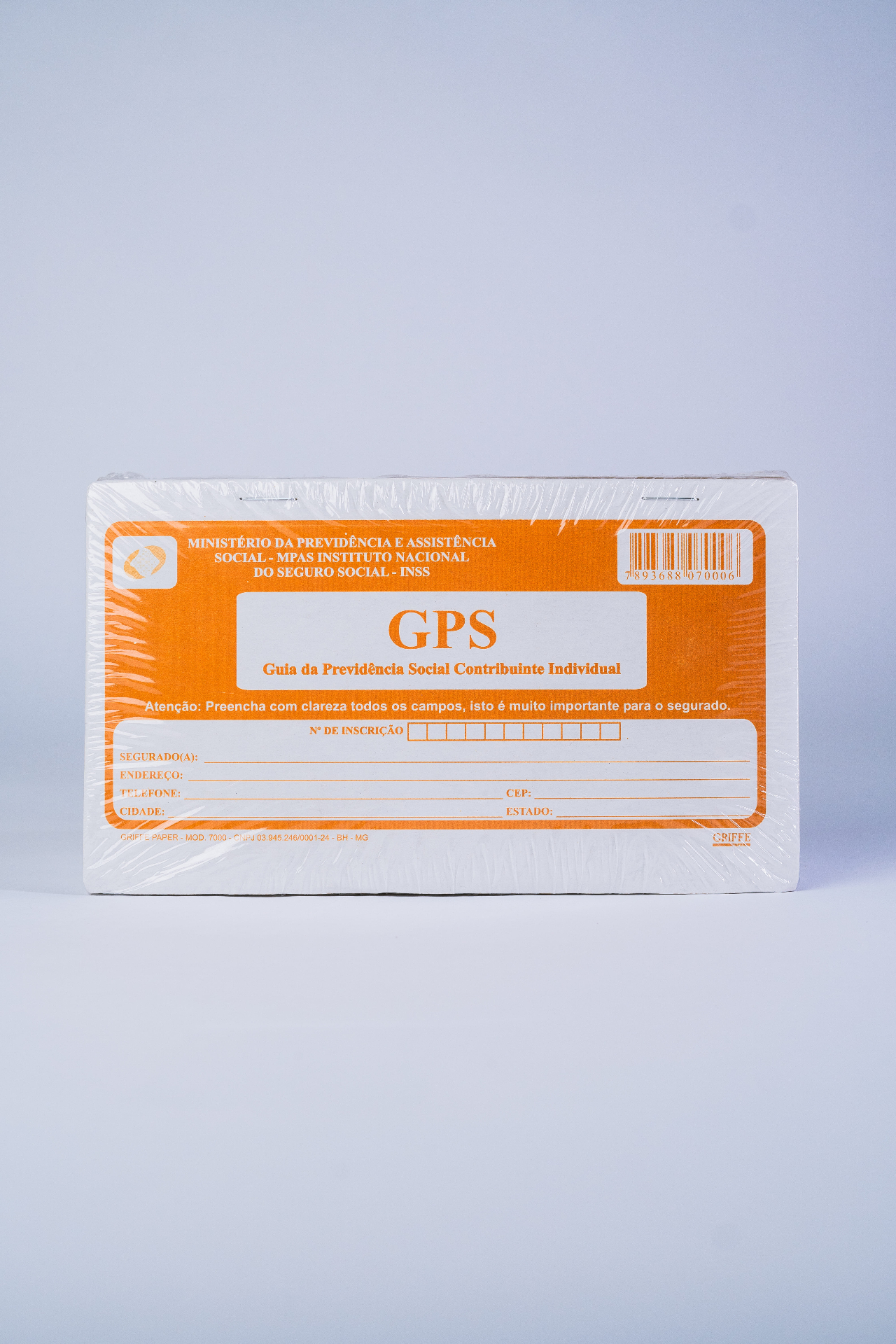 Carnê GPS - Cód. 7000
